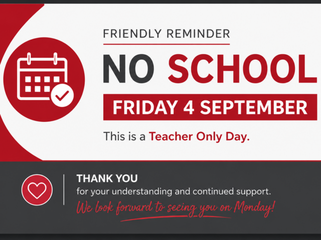 Teacher Only Day Pop up